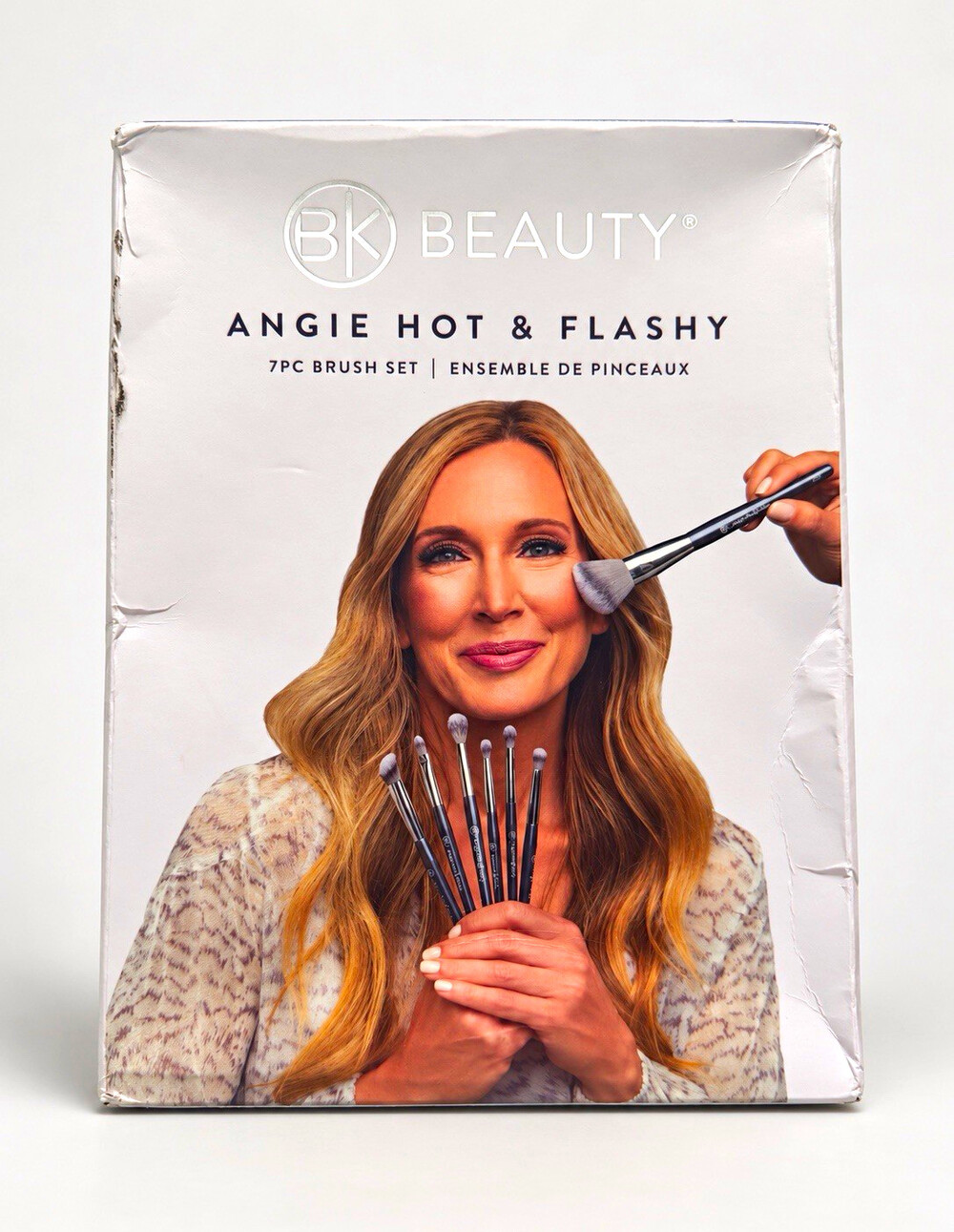 BK Beauty Angie Hot & Flashy Vegan Cruelty-Free 7PC Brush Set Black